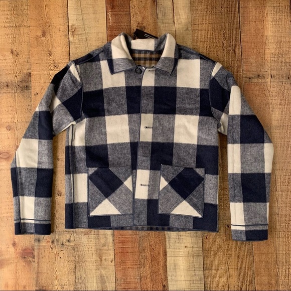 Charlie b collections reversible fall plaid button up coat - Picture 8 of 9